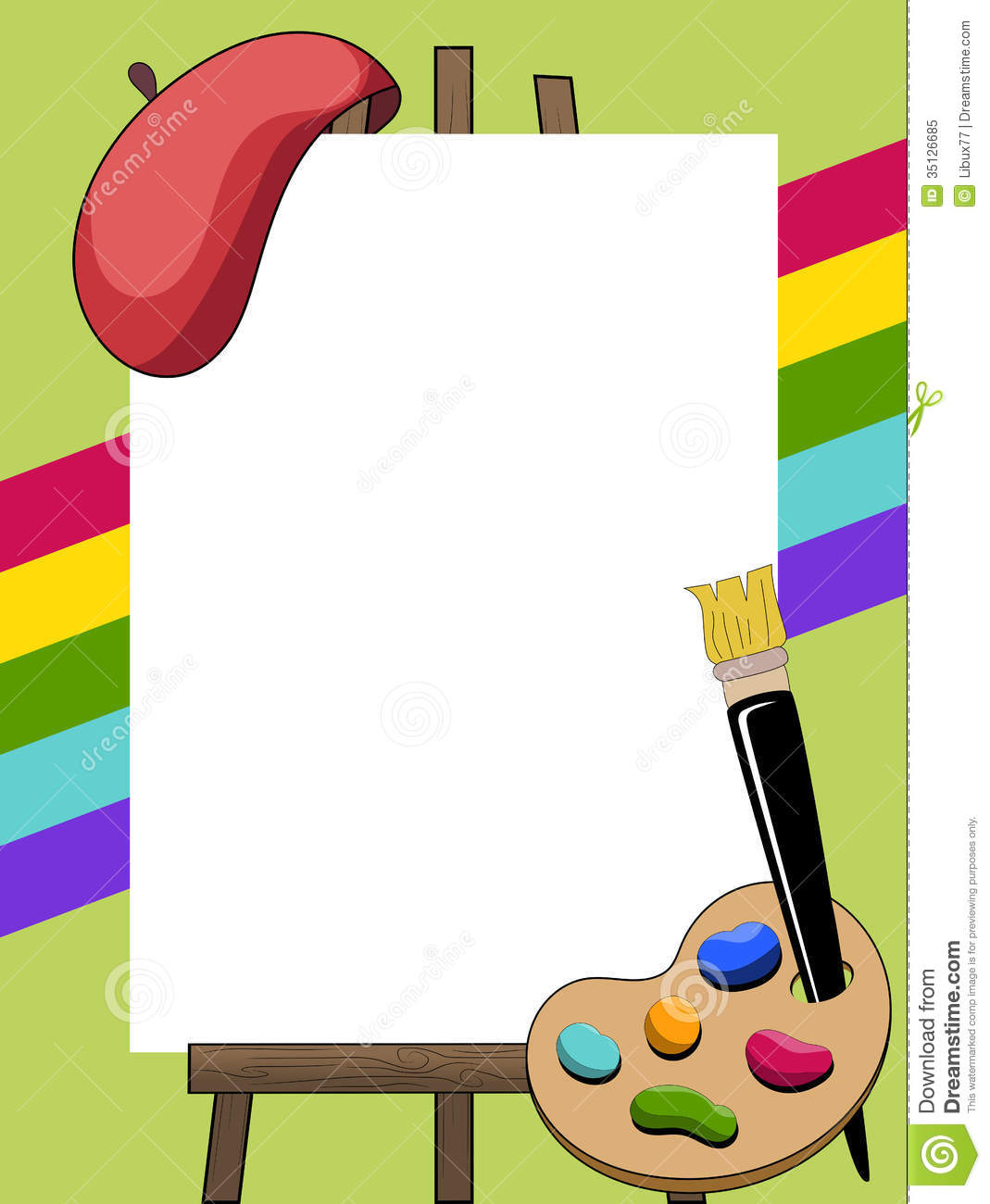 1069x1300 Border Clipart