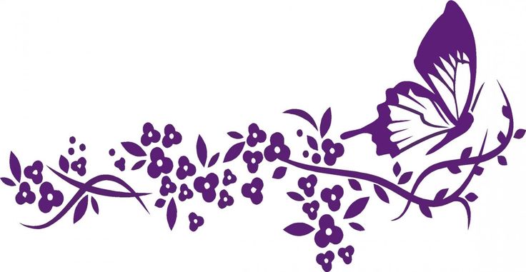 736x381 Butterfly Border Clipart Free