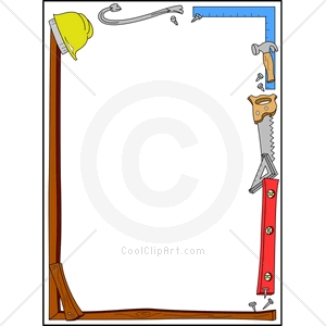 300x300 Carpenter Tool Border Clipart