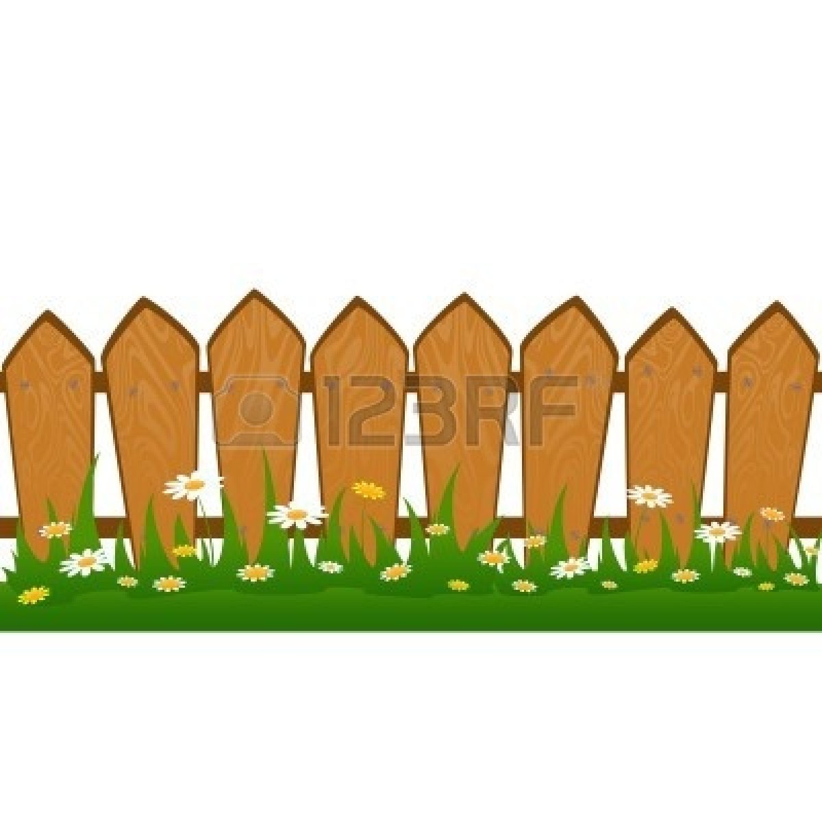 1200x1200 Fence Clipart Animation Border