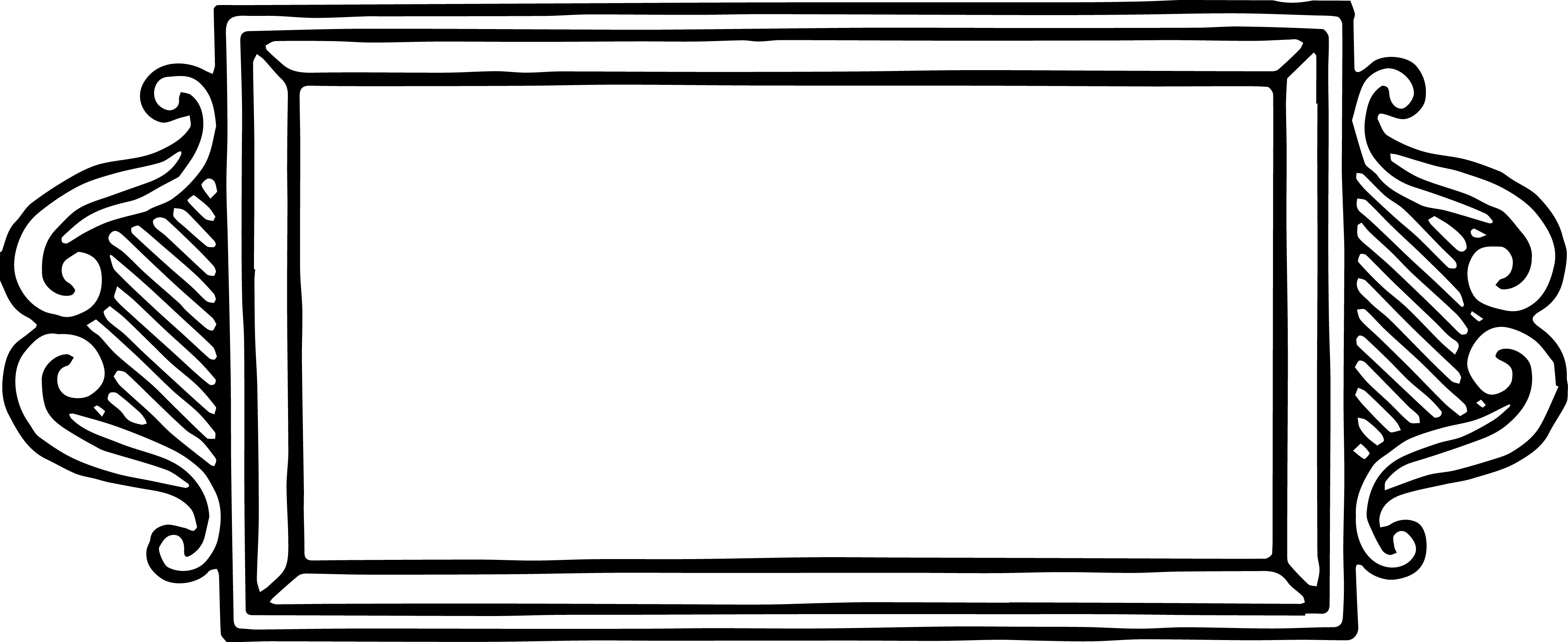 4050x1657 Vintage Frame Border Oh So Nifty Vintage Graphics