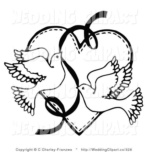 600x620 Wedding Clip Art Black And White Border Clipart Panda