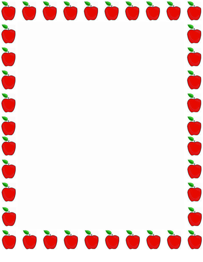 710x915 Free Clipart Borders Teachers