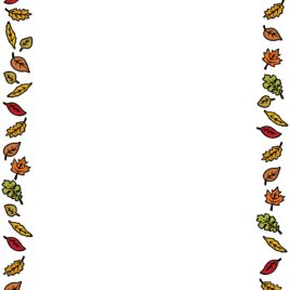 268x268 Fall Borders Clipart Clipart Kid Fall Coloring Page Borders