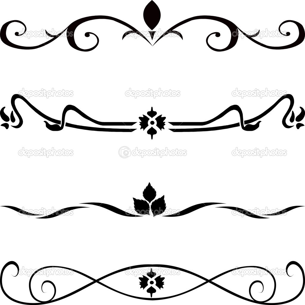 1024x1024 Home Design Abstract Vector Design Elements Borders Stock
