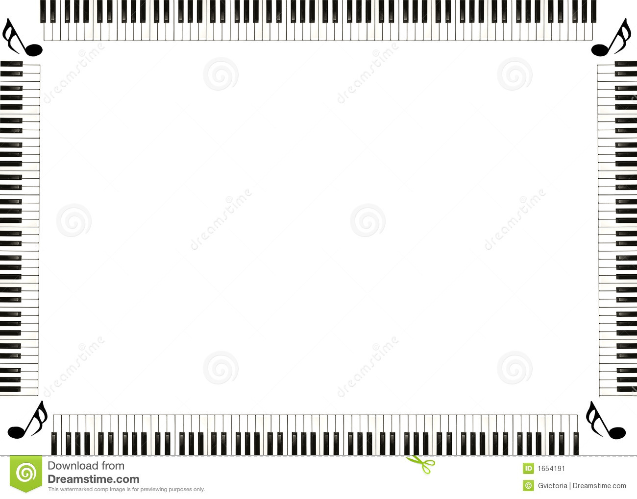 1300x1019 Music Borders Clip Art