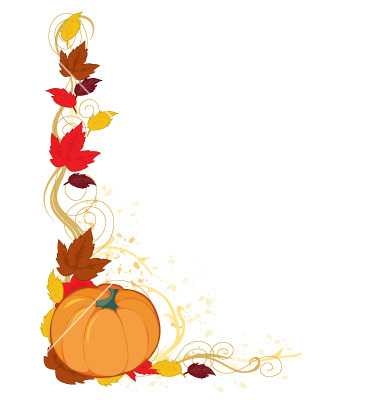 380x400 Top 10 Free Thanksgiving Clip Art Borders