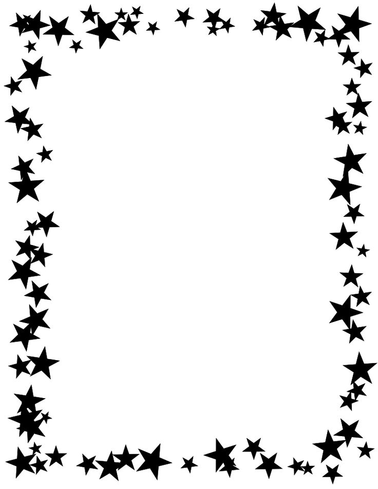 736x952 Clipart Borders Black And White Clip Art
