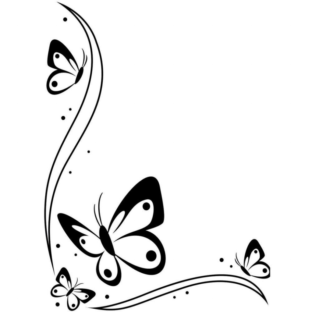 1024x1024 Simple Page Pencil Border Photo Black And White Page Borders