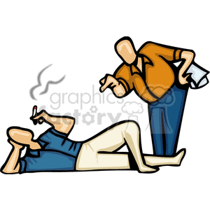 300x300 Royalty Free Boss Yelling