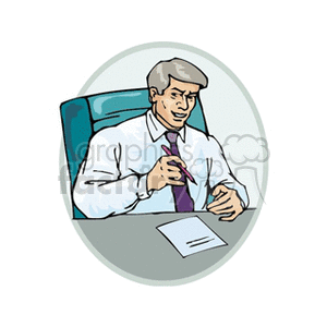 300x300 Royalty Free Boss 159932 Clip Art Images, Illustrations