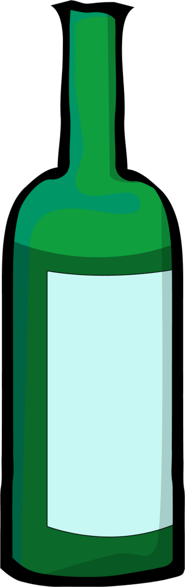 600x1898 Bottle Clipart Green Bottle