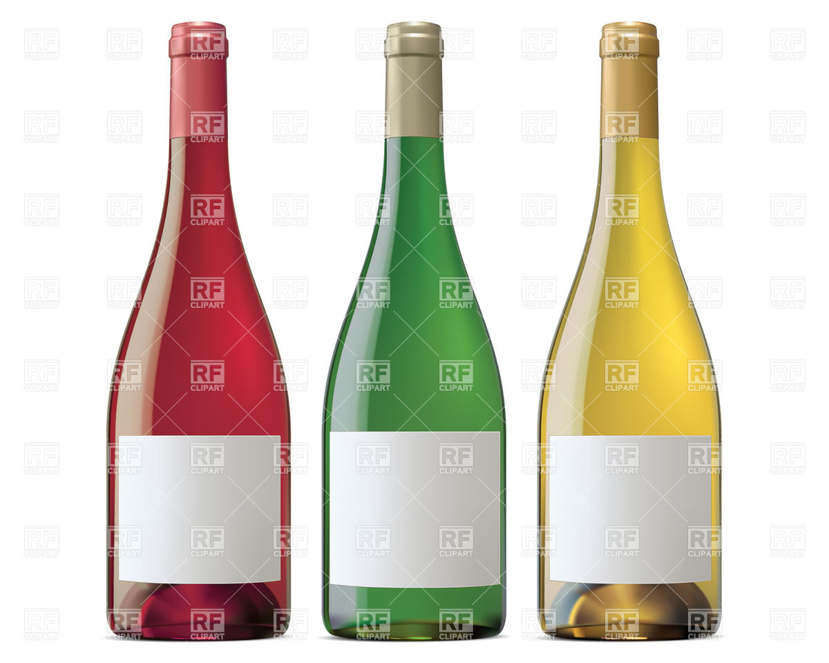 1200x960 Burgundy Wine Bottles Royalty Free Vector Clip Art Image