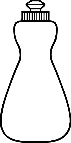 300x600 Clip Art Empty Bottle Clipart