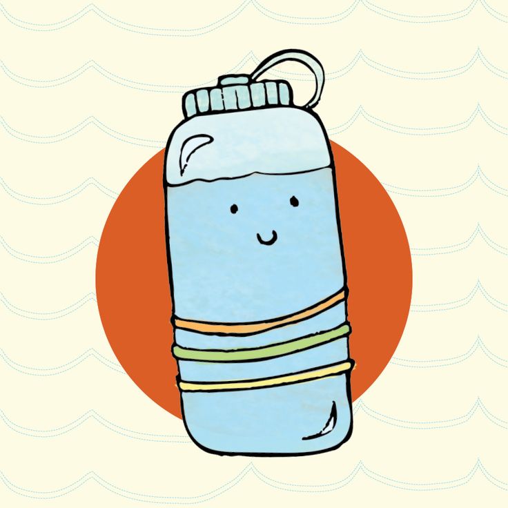 736x736 Blue Water Clipart Drinking Water Bottle
