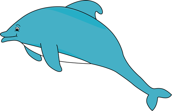 550x355 Bottlenose Dolphin Clipart Cute Baby Dolphin