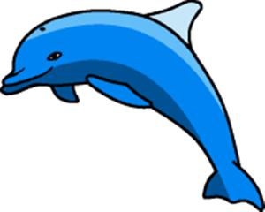 300x240 Clip Art Dolphin
