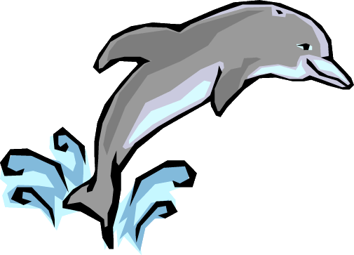 505x363 Dolphin Clip Art Black And White Free Free 5