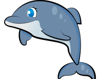 340x270 Dolphin Clipart Etsy