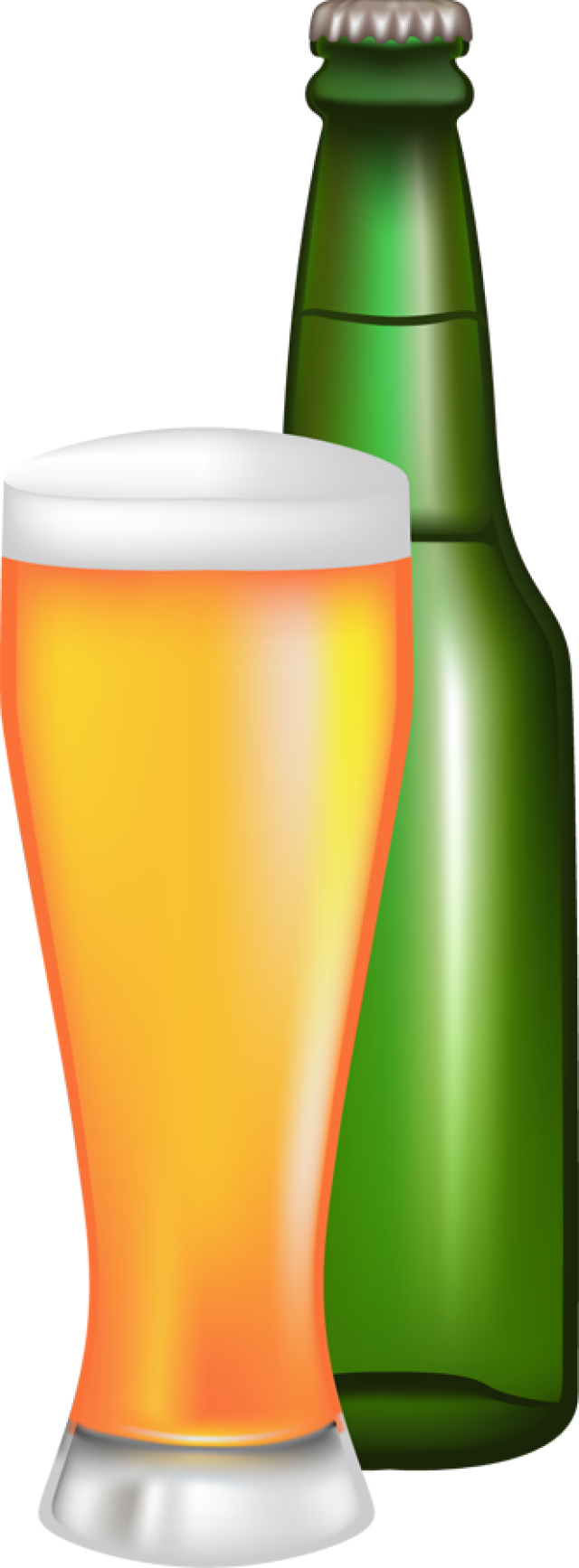 640x1735 Clipart Beer Bottles