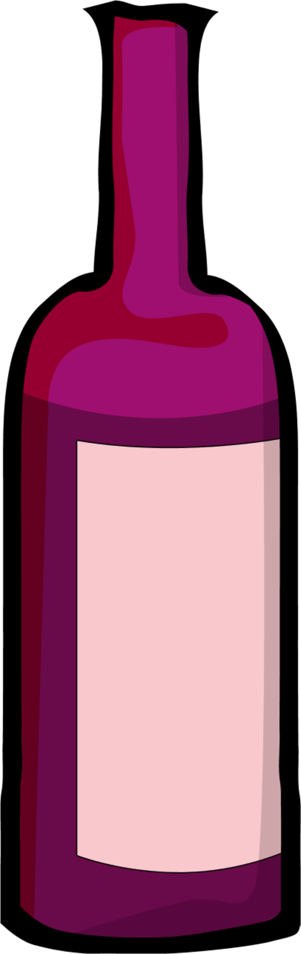 600x1898 Red Wine Bottle Clipart Image The Clipart Image