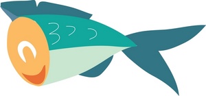 300x140 Fish Clipart Image