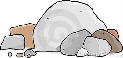 400x190 Boulders Clipart