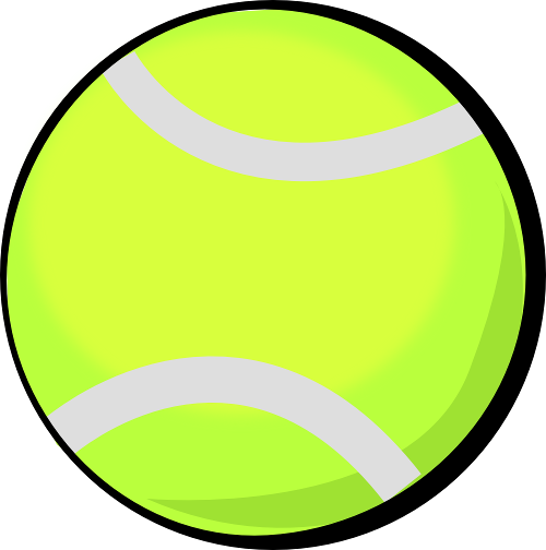 500x504 Tennis Ball Clip Hostted Clipart