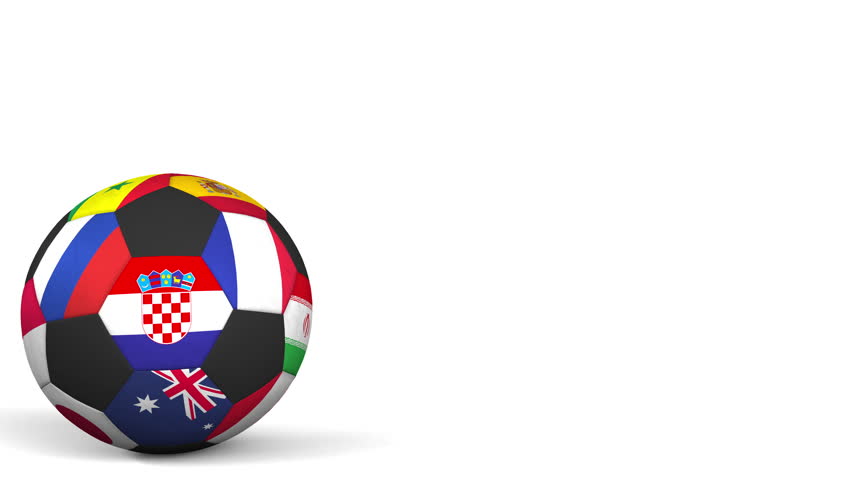 852x480 Bouncing Football Ball Featuring Different National Teams Accents