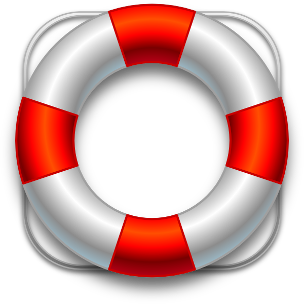 600x600 Floating Clipart Life Buoy