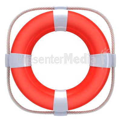 400x400 Red Life Buoy