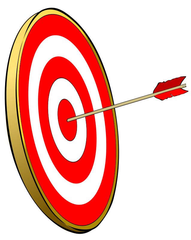638x800 Archery Target Clipart