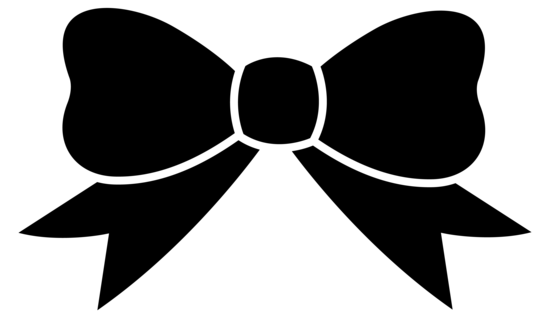 550x327 Bow Clipart Black And White Free Clipart Images