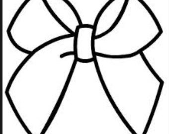 340x270 Cheer Bow Clipart