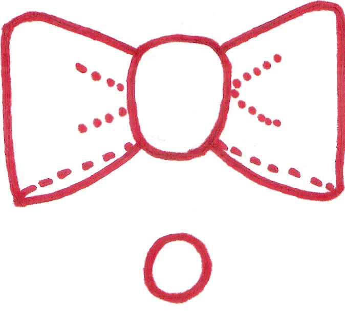 674x613 Bow Tie Clipart Stencil