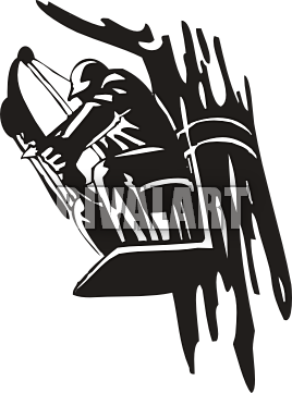 268x361 Bow Hunting Clipart