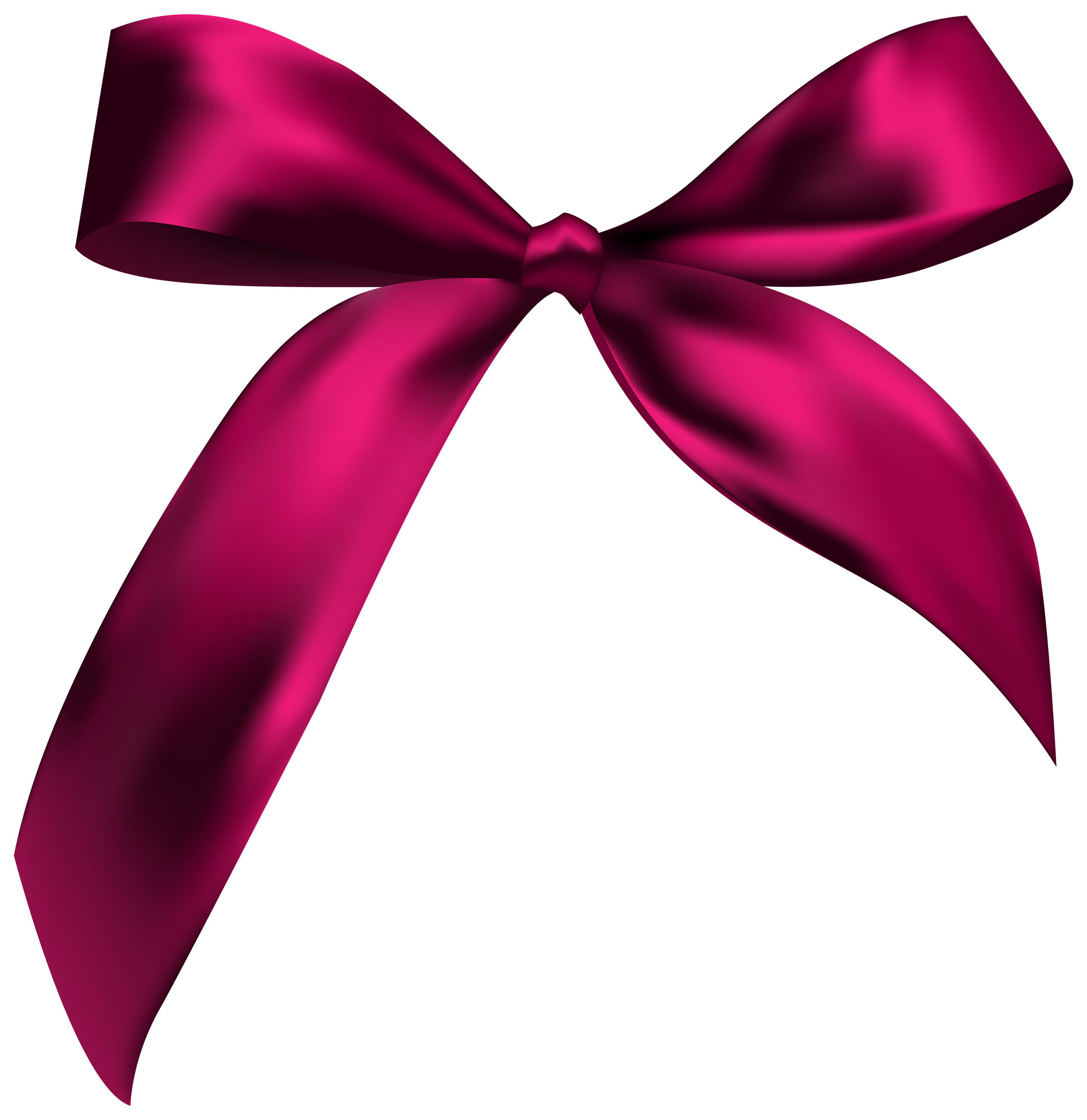 2911x3000 Beautiful Dark Red Bow Png Clipart