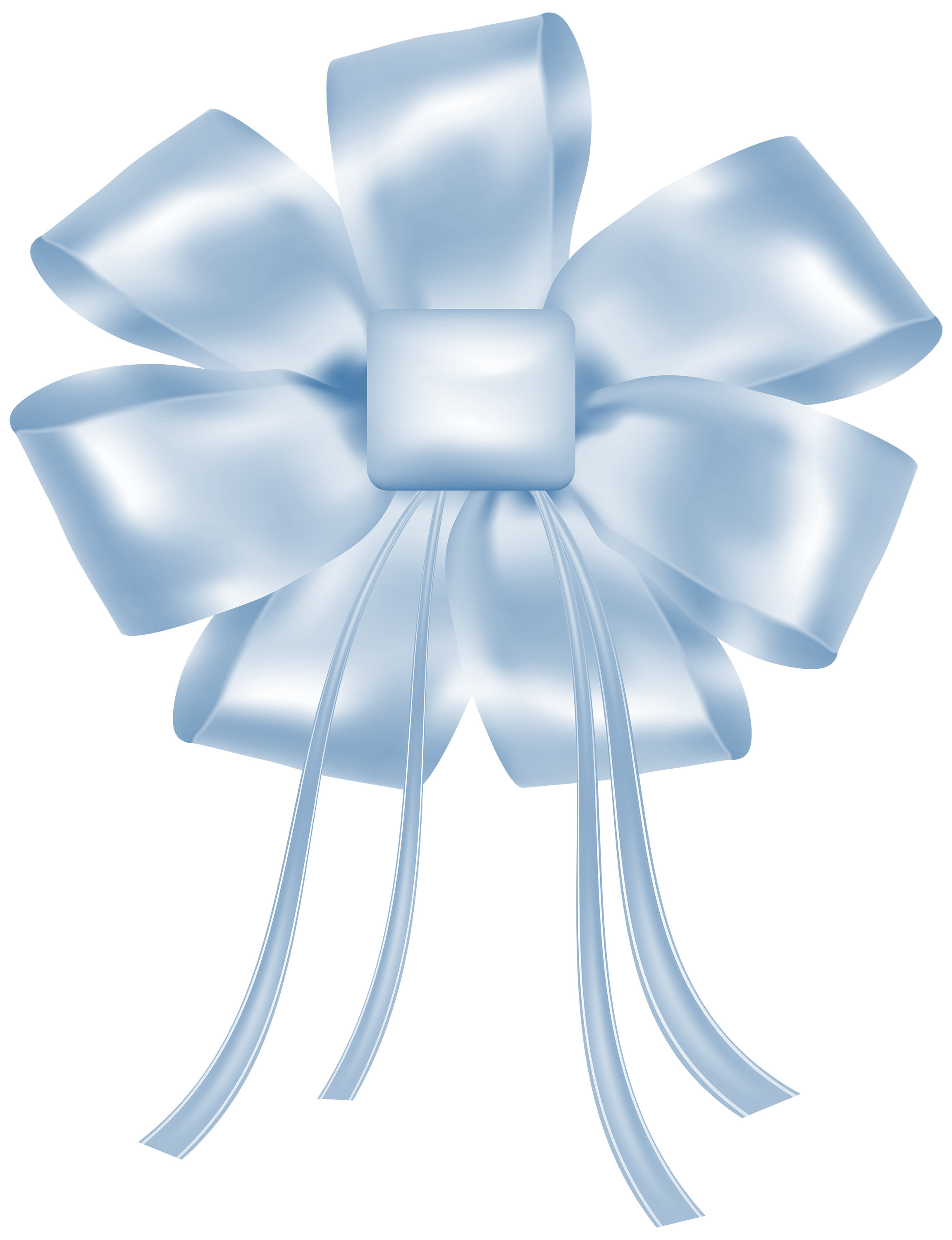 2303x3000 Light Blue Bow Png Clipart