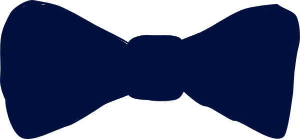 600x279 Simple Bow Tie Shape Clip Art