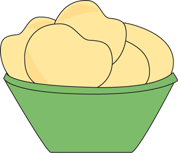 350x301 Bowl Of Potato Chips Clip Art