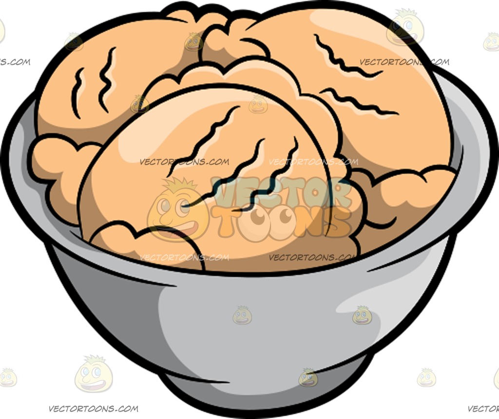 1024x860 Scoops Of Peach Ice Cream In A Bowl Cartoon Clipart