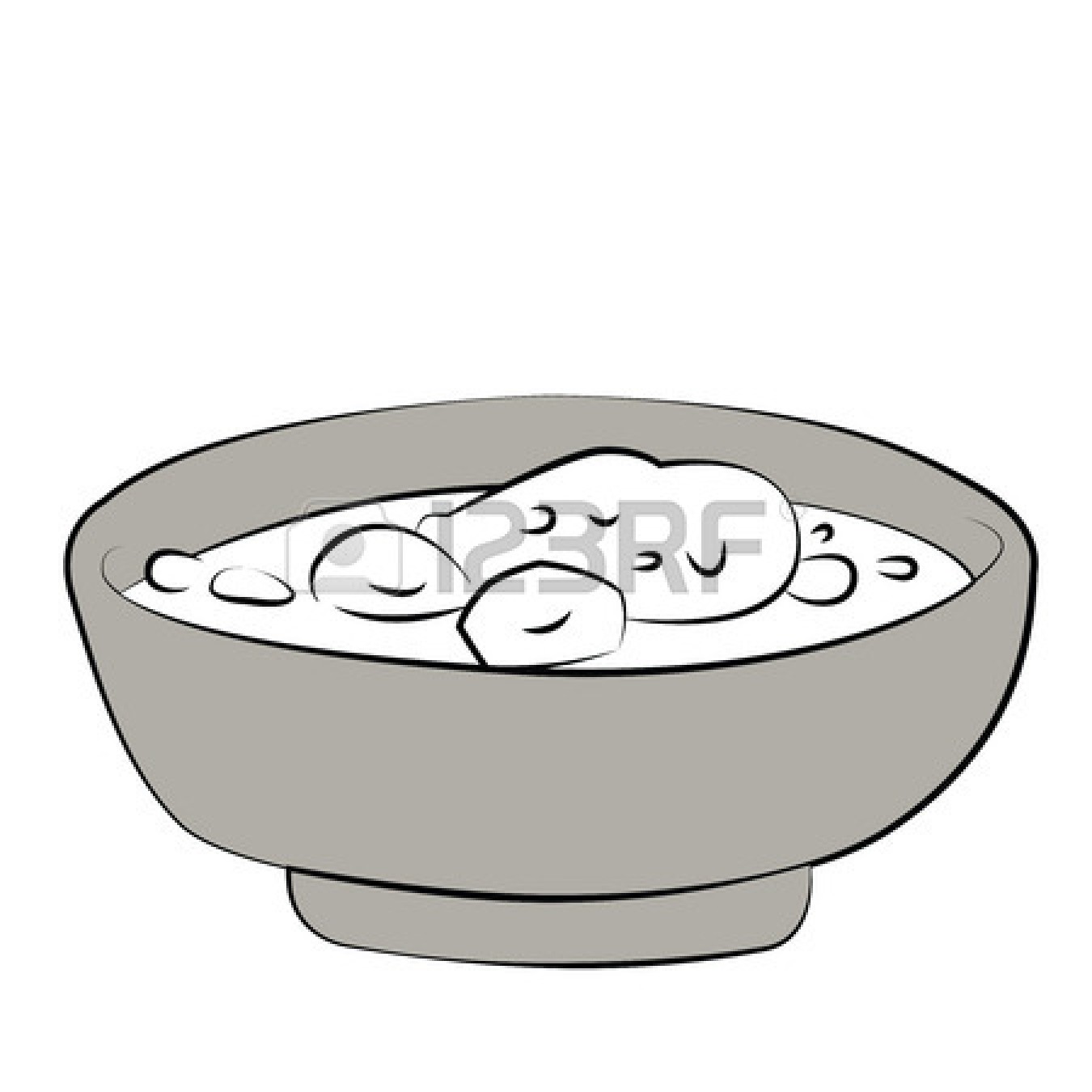 1350x1350 Chicken Noodle Soup Cartoon Clipart
