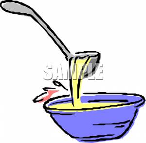 300x293 Soup Ladle And A Bowl Of Soup