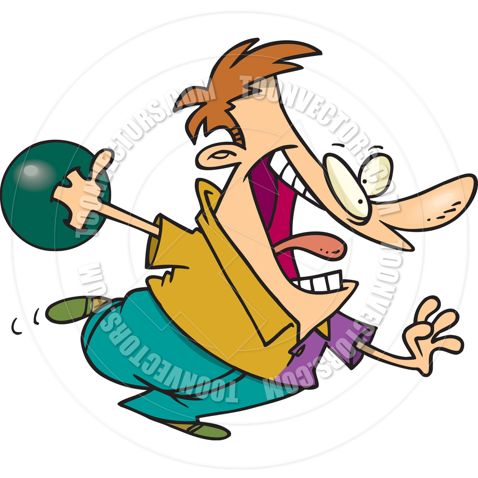 940x940 Cartoon Bowler By Ron Leishman Toon Vectors Eps