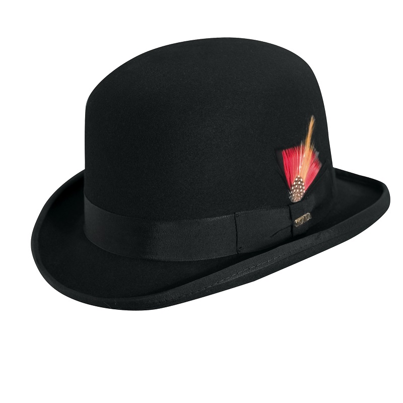 800x800 Dorfman Pacific Men's Wool Felt Derby Bowler Hat