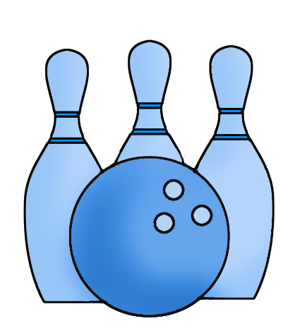 435x472 Bowling Clipart