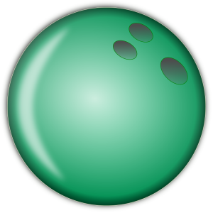 300x300 Bowling Ball Large Green Clip Art Download