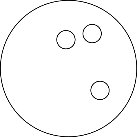 473x473 Bowling Ball Black Clipart Image