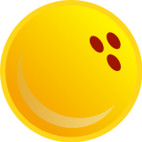 160x160 Bowling Ball Clipart Yellow
