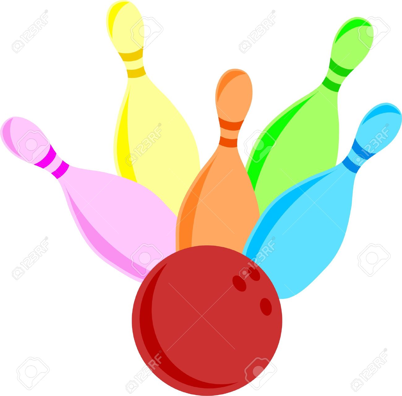 1300x1281 Bowling Clipart Skittle